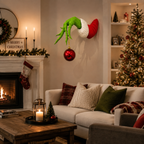 Christmas Ornament Hanger, Home & Festive Party Supplies-(Grinch Hand + Ornament)