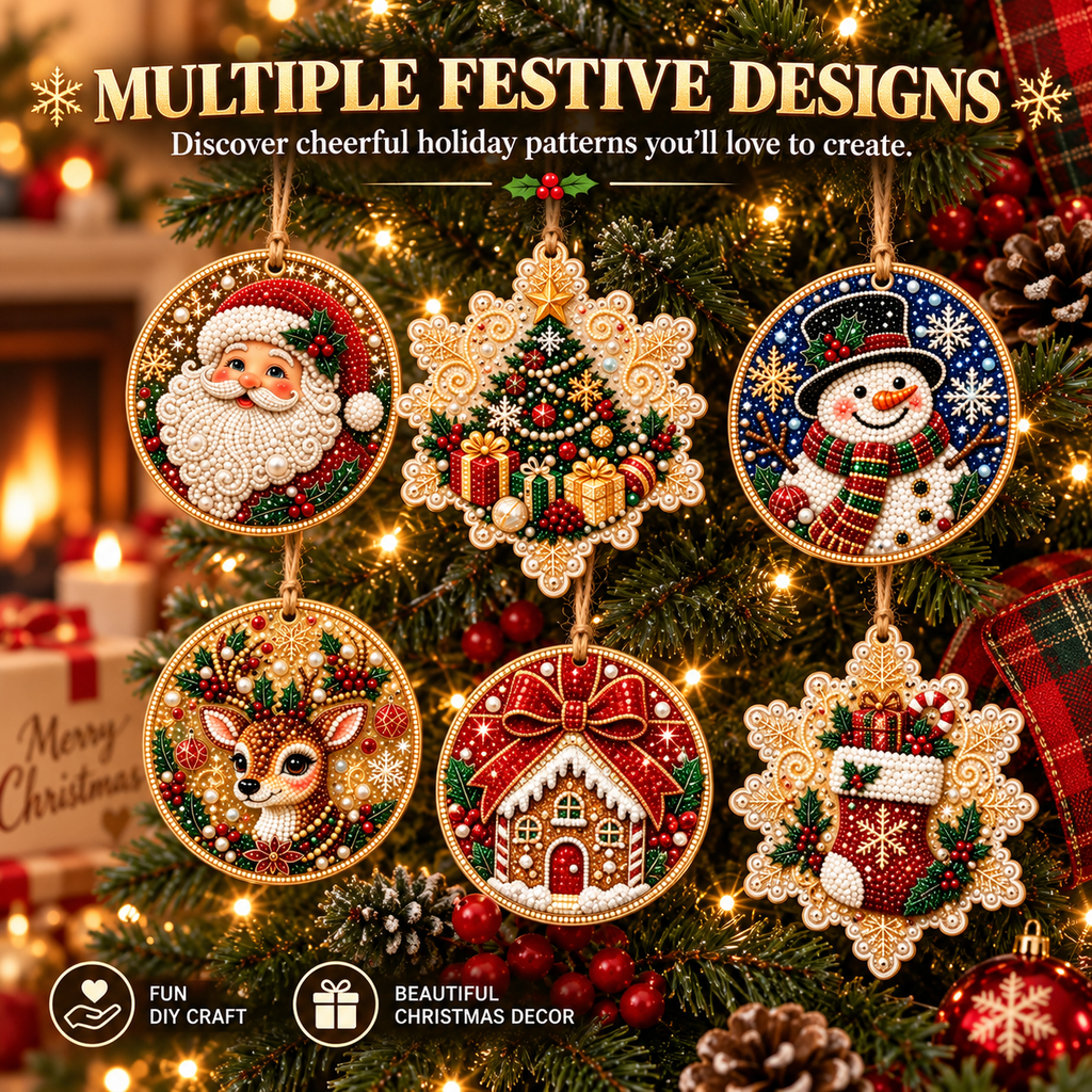 🎄Christmas DIY Diamond Painting Ornaments Kit