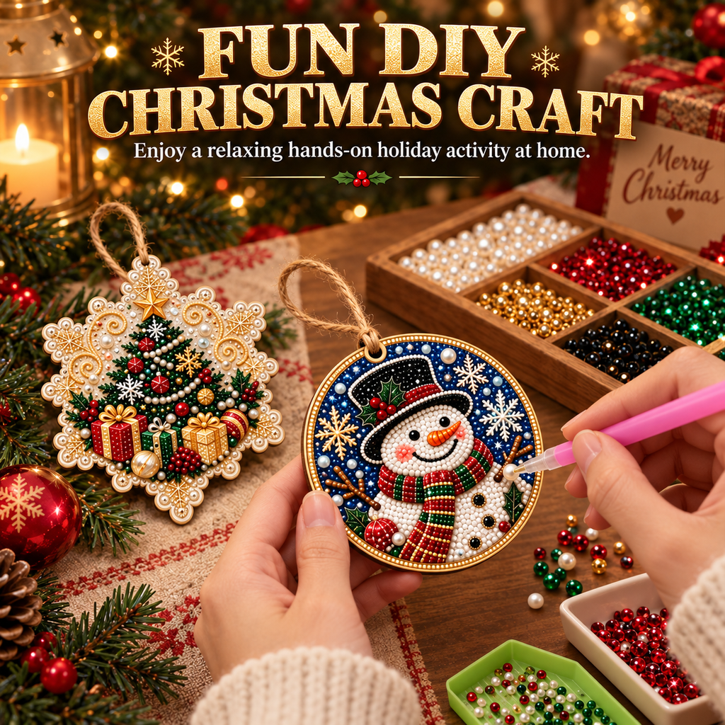 🎄Christmas DIY Diamond Painting Ornaments Kit