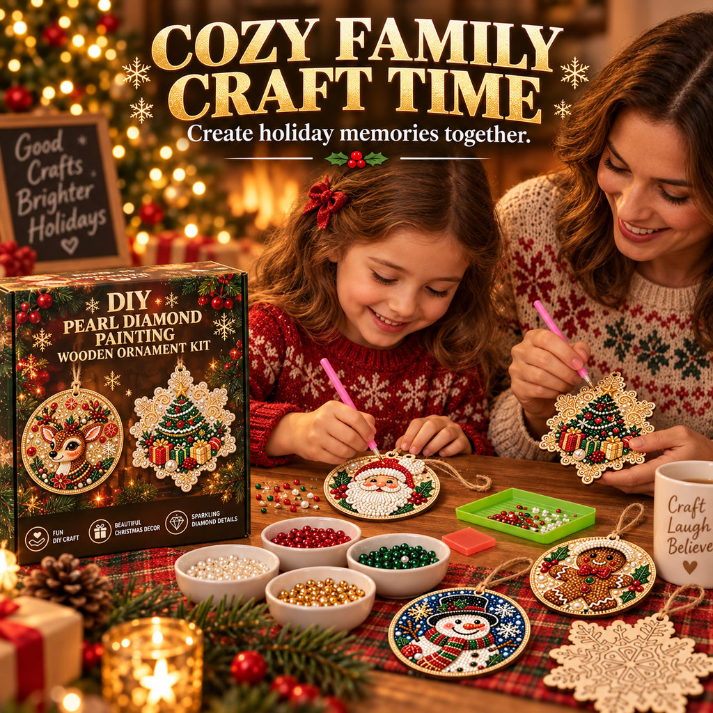 🎄Christmas DIY Diamond Painting Ornaments Kit