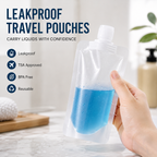 ✈️ Travel Sale-Leak Proof Toiletry Sample Bags