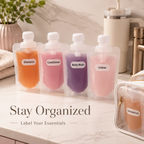 ✈️ Travel Sale-Leak Proof Toiletry Sample Bags