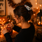 🎃 Hand-Illustrated Halloween Scrunchie Collection (6pc, Limited Batch)