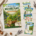 Family Wild Edible Plants Handbook, A5 Spiral Field Guide, 24 Plants