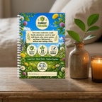 Family Wild Edible Plants Handbook, A5 Spiral Field Guide, 24 Plants