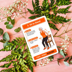 18 Senior Exercise Cards, Gentle Chair-Supported Low-Impact Workout Deck for Strength, Flexibility & Balance