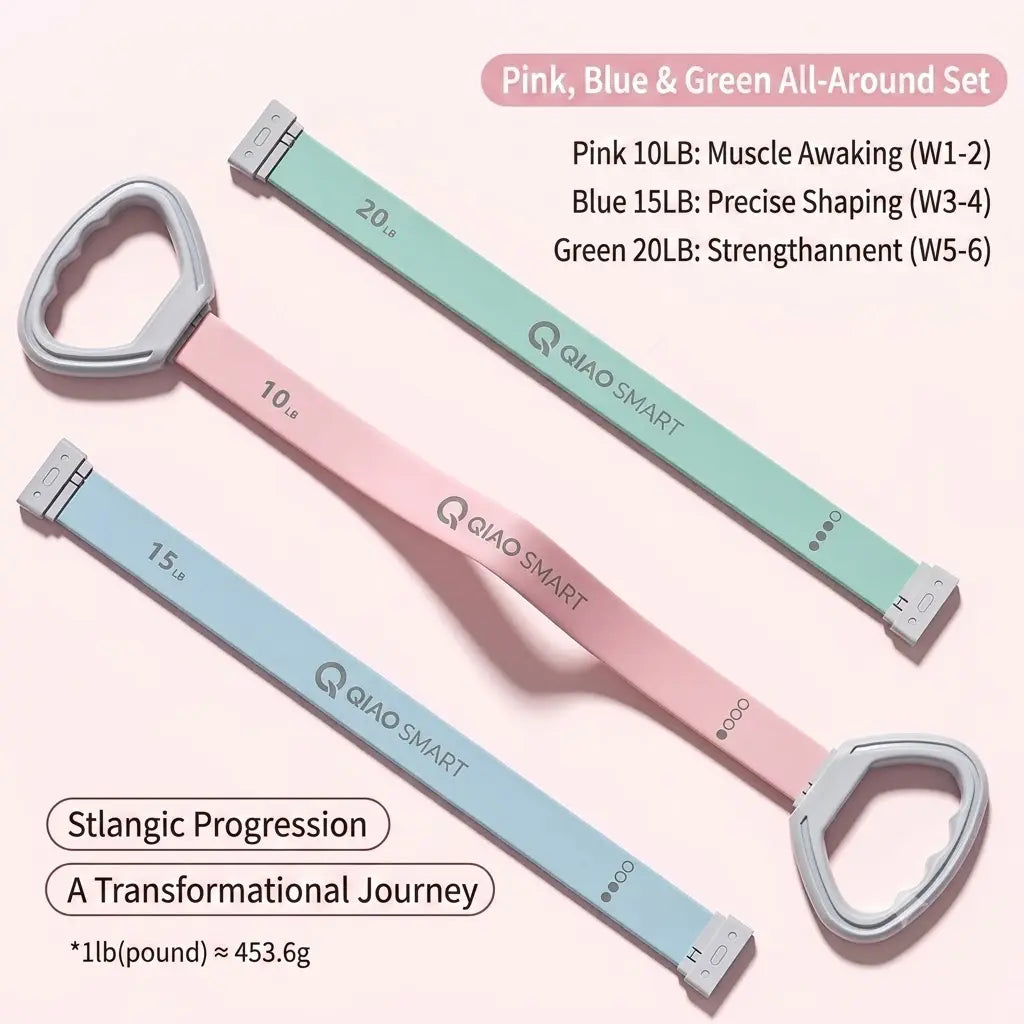 New 4-in-1 Adjustable Resistance Bands | Quick Swap Tension Fitness Straps