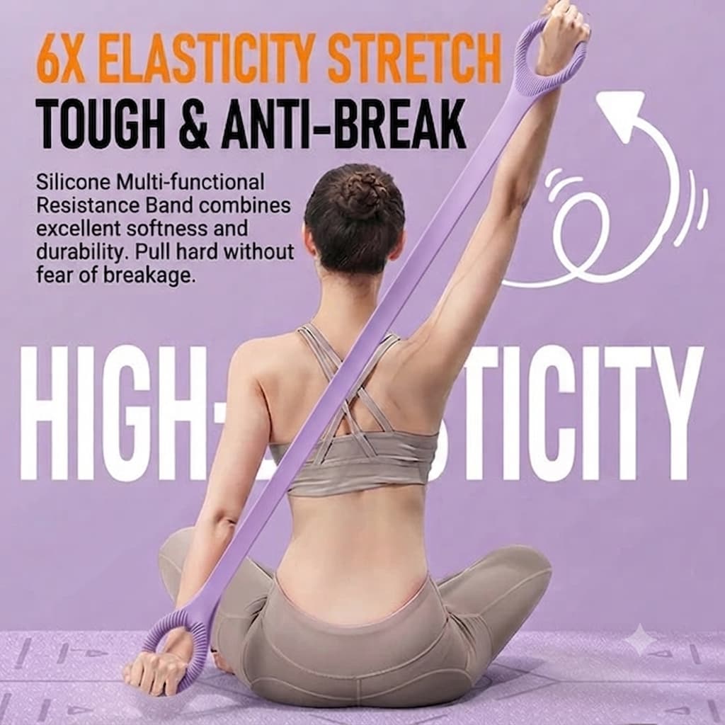 Hot 10-Min Figure 8 Resistance Exercise Bands