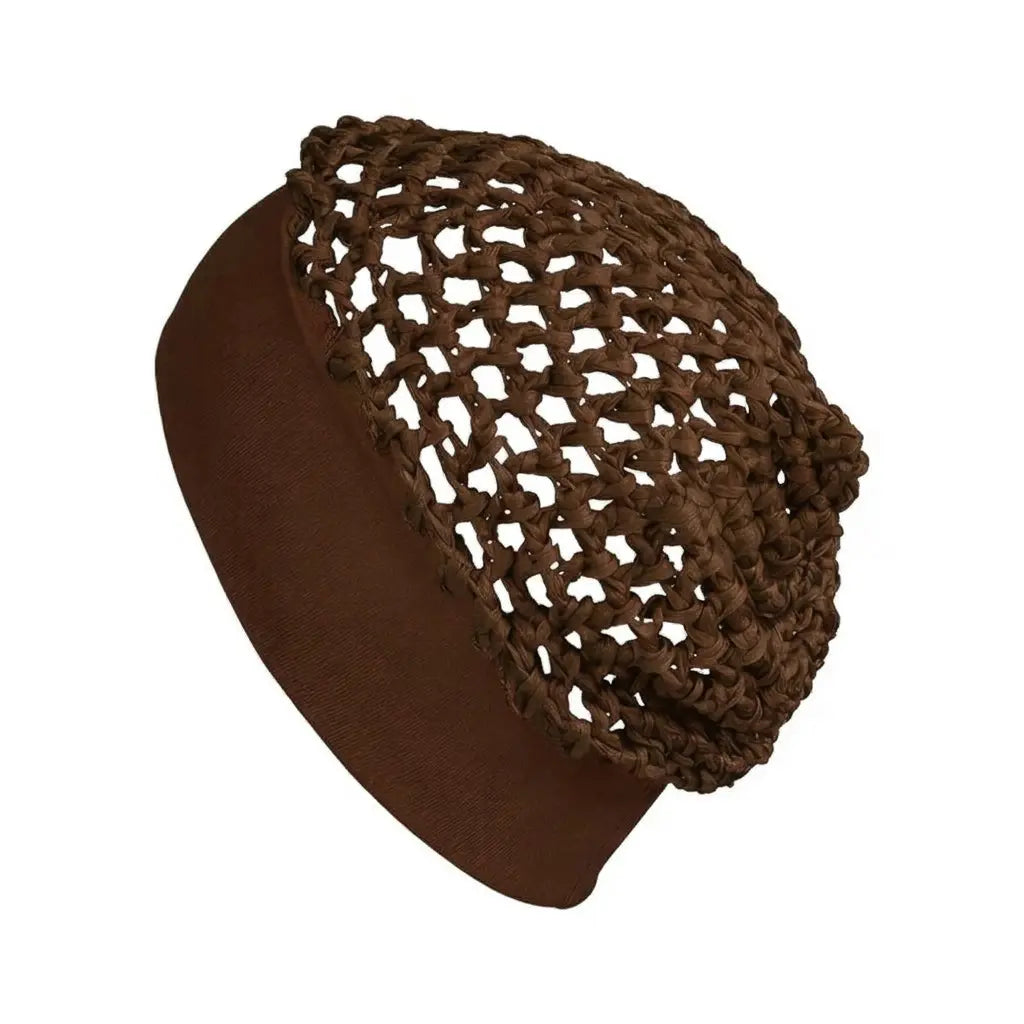 Wide-Edge Stretchy Sleeping Cap, Soft Breathable Hair Bonnet for Sleep