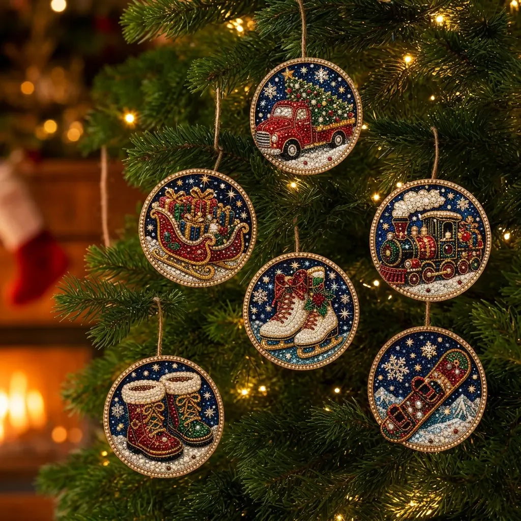 🎄Christmas DIY Diamond Painting Ornaments Kit