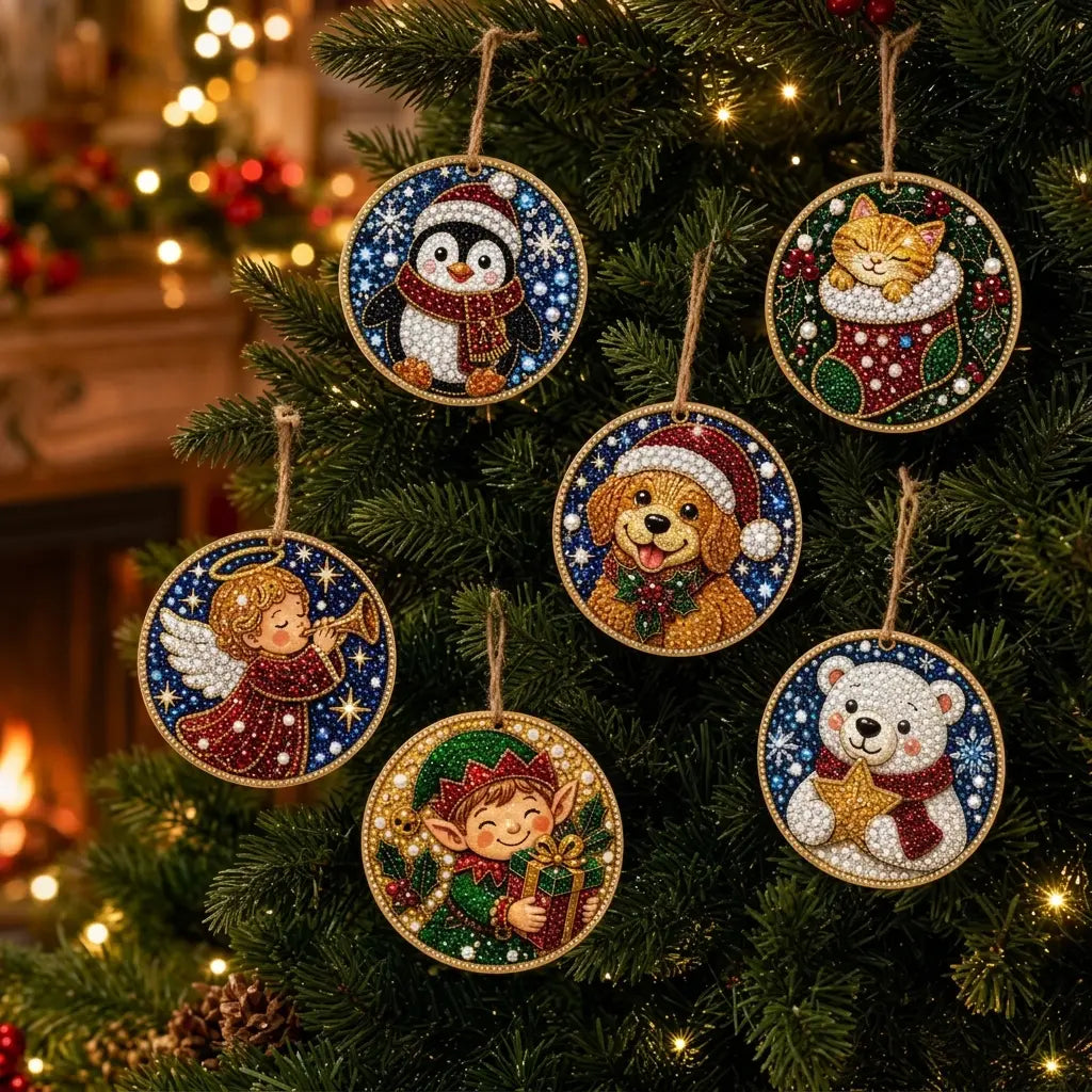 🎄Christmas DIY Diamond Painting Ornaments Kit