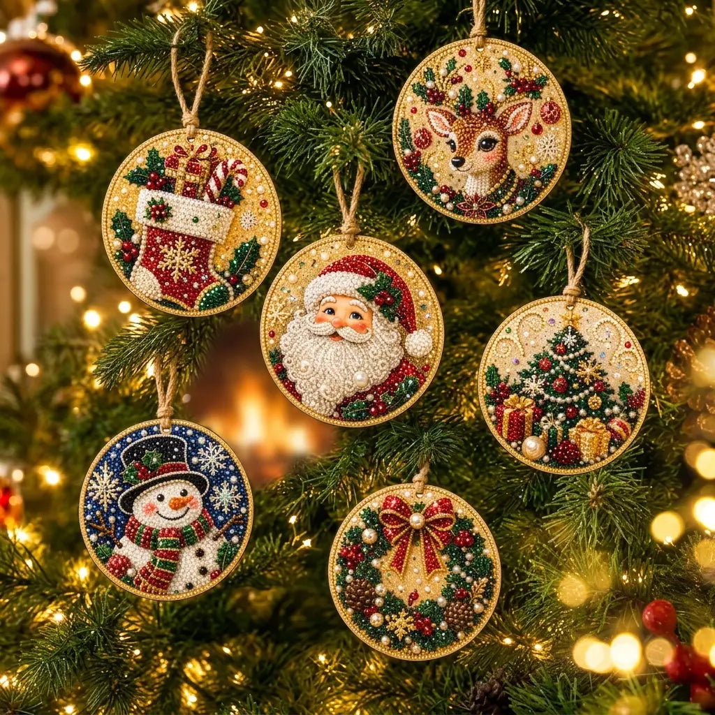 🎄Christmas DIY Diamond Painting Ornaments Kit