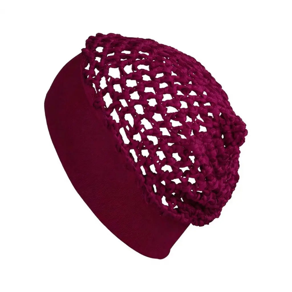 Wide-Edge Stretchy Sleeping Cap, Soft Breathable Hair Bonnet for Sleep