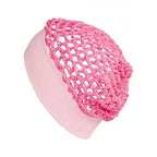 Wide-Edge Stretchy Sleeping Cap, Soft Breathable Hair Bonnet for Sleep