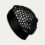 Wide-Edge Stretchy Sleeping Cap, Soft Breathable Hair Bonnet for Sleep
