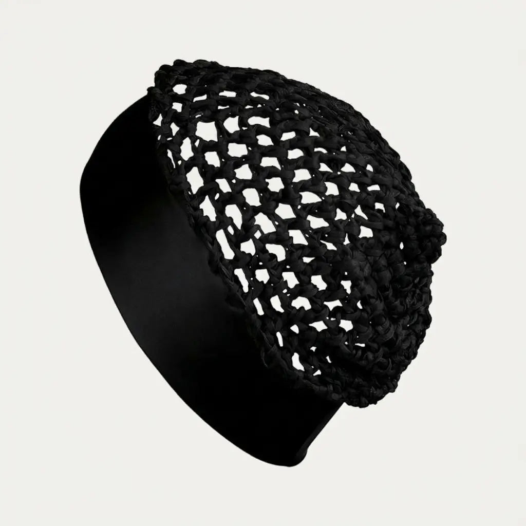 Wide-Edge Stretchy Sleeping Cap, Soft Breathable Hair Bonnet for Sleep