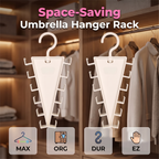 Multi-Functional V-Shaped Double Sided Hanger Storage Rack