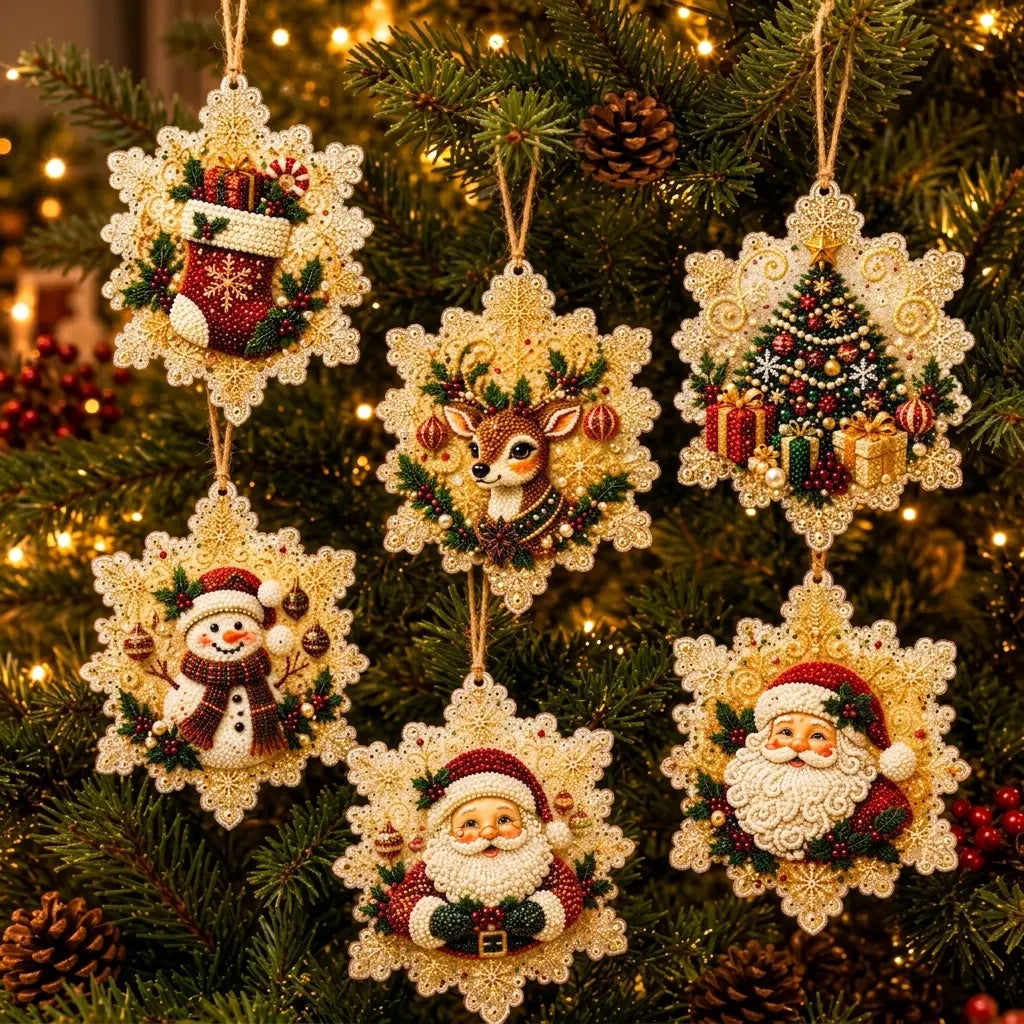 🎄Christmas DIY Diamond Painting Ornaments Kit