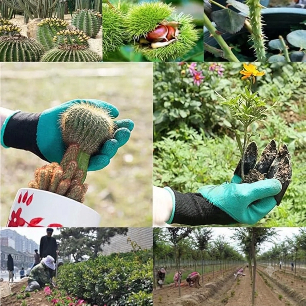 Clawed Gardening Gloves