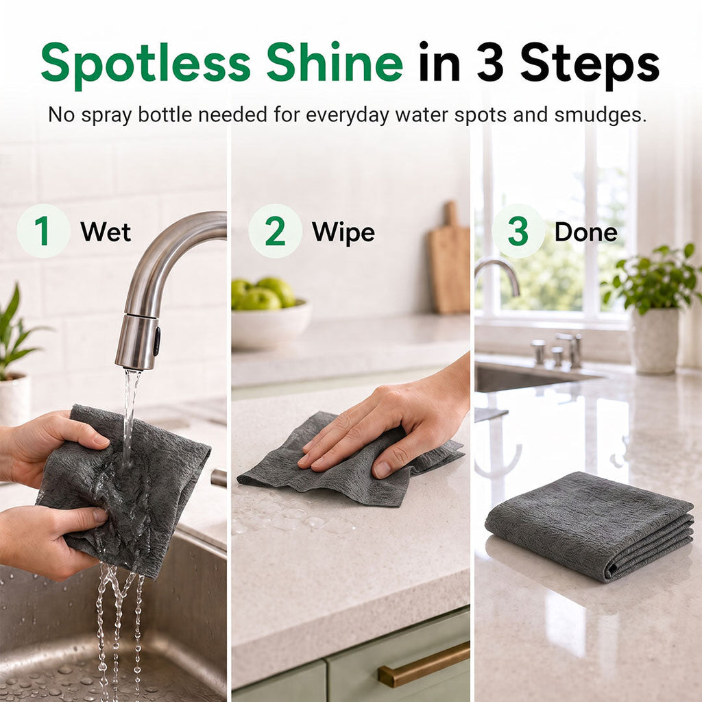 All Purpose Magic Streak Free Household Cleaning Towel (5PC)