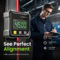 Magnetic Digital Angle Finder with Electronic Laser