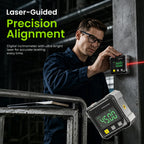 Magnetic Digital Angle Finder with Electronic Laser