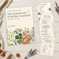 Year-Round Planting Calendar, A5 Spiral-Bound Seasonal Garden Guide for Beginners