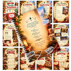 Family Christmas Memory Book, Spiral Keepsake Journal with Photo Pages & Yearly Tradition Prompts
