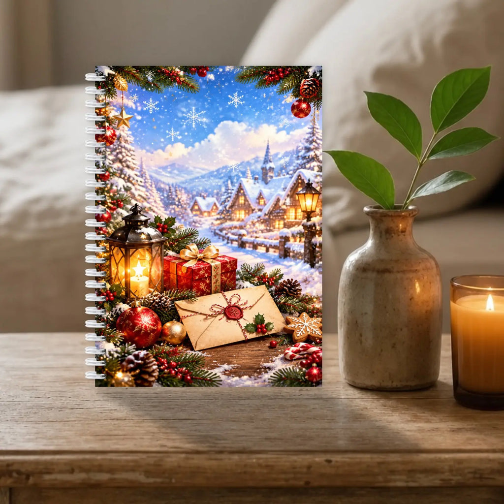 Christmas Preparation Planner, Spiral Holiday Organizer for Gifts, Budget, Decor & Christmas Day
