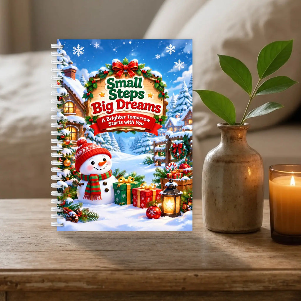 Children's Christmas Activity Book, Spiral Game Handbook with Coloring, Mazes, Counting & Puzzles