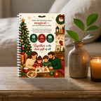 24 Days of Christmas Together, Family Countdown Activity Book with Daily Rituals & Gratitude Pages