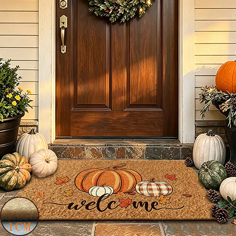 Fall-Themed Welcome Doormat