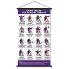 Chair Tai Chi Training Wall Chart —(16 x 24 inches)