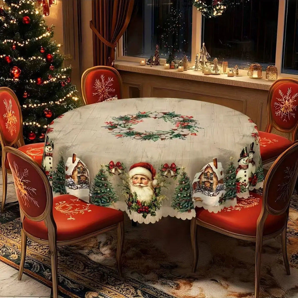 Waterproof Christmas Tablecloth