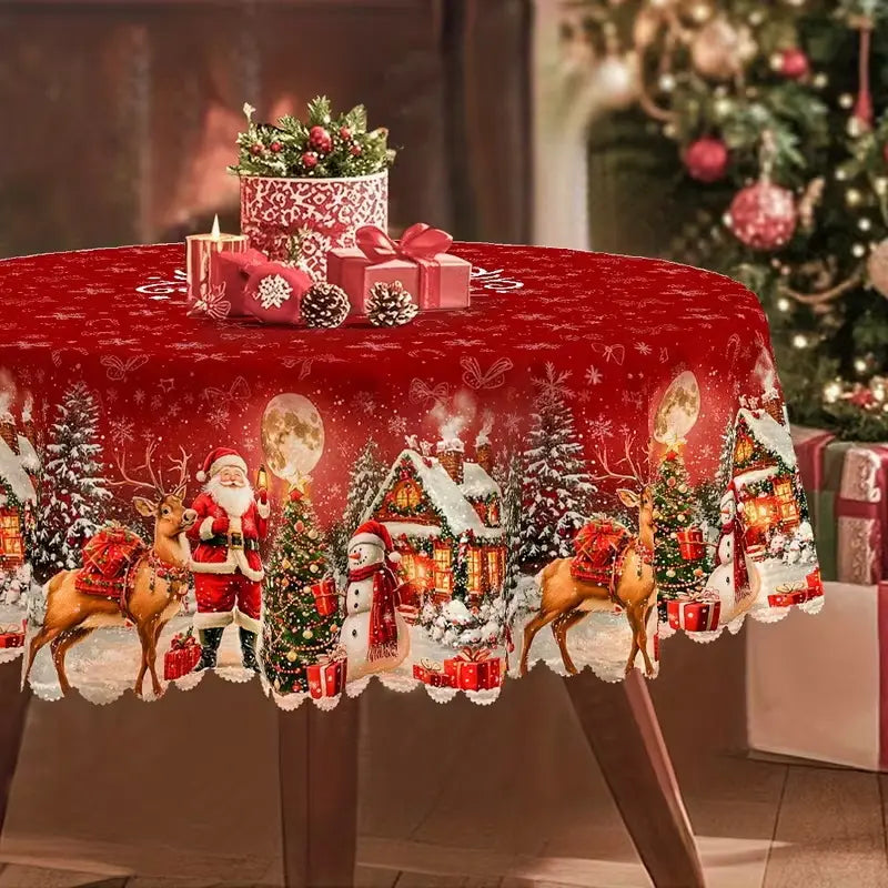Waterproof Christmas Tablecloth
