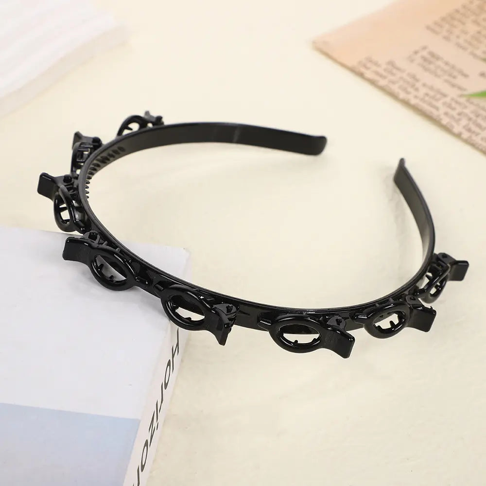 🔥10-Second Double-Bangs Clip-On Hairstyle Headband🪮