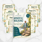 Mindful Walking Book for Seniors, Gentle 28-Day Step-by-Step Guide