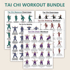 Walking Tai Chi Practice Poster