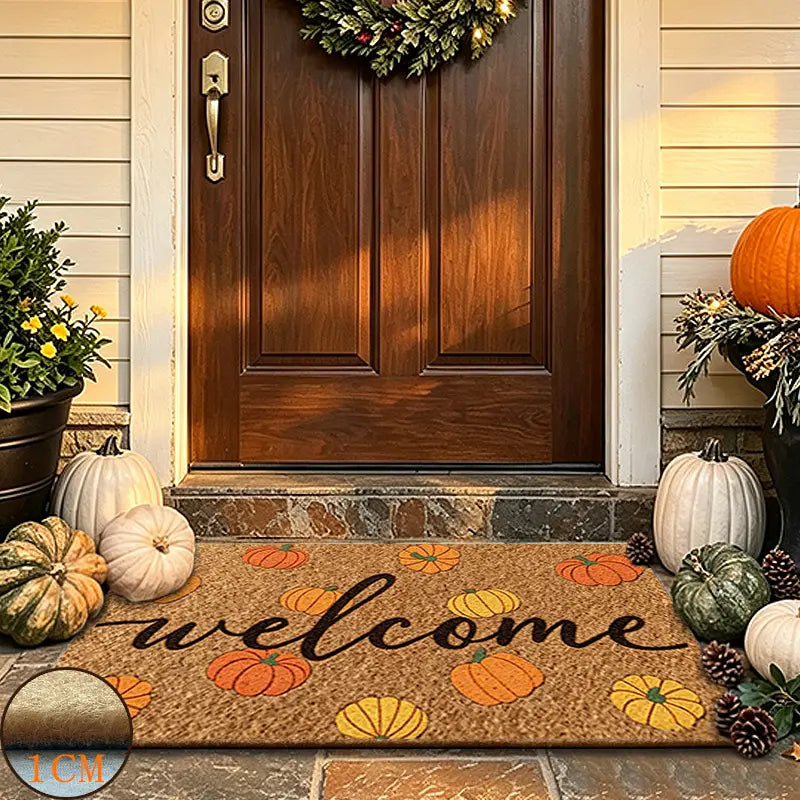 Fall-Themed Welcome Doormat