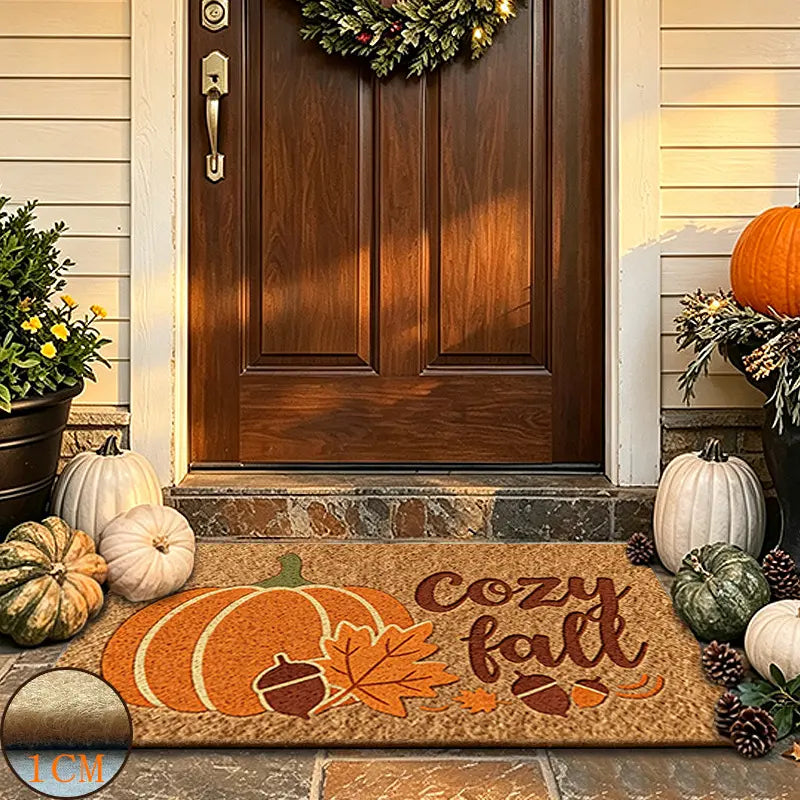 Fall-Themed Welcome Doormat