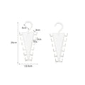 Multi-Functional V-Shaped Double Sided Hanger Storage Rack