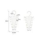 Multi-Functional V-Shaped Double Sided Hanger Storage Rack
