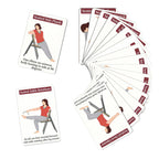 36 Portable Chair Yoga Stretch Cards