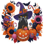 🎃 Fall Pumpkin Diamond Art Wreath – Cozy DIY Autumn Decor