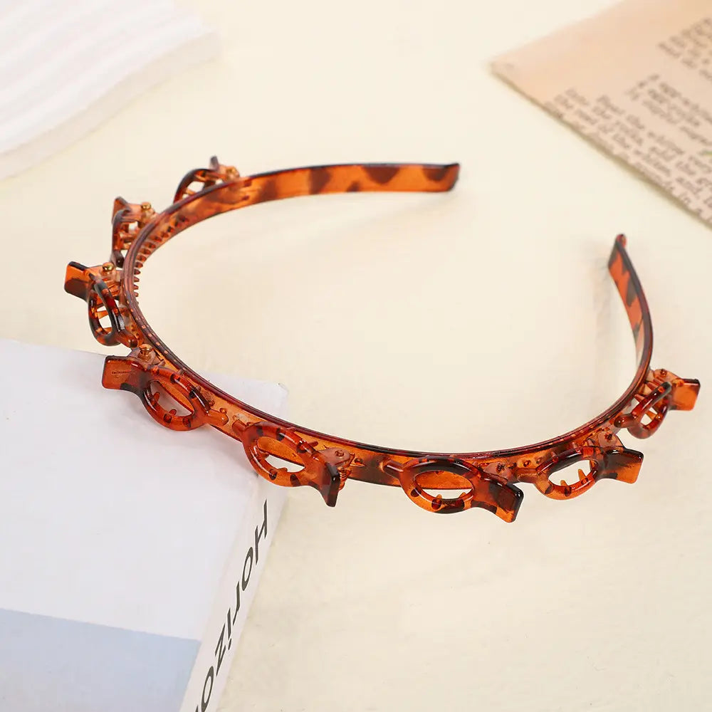🔥10-Second Double-Bangs Clip-On Hairstyle Headband🪮