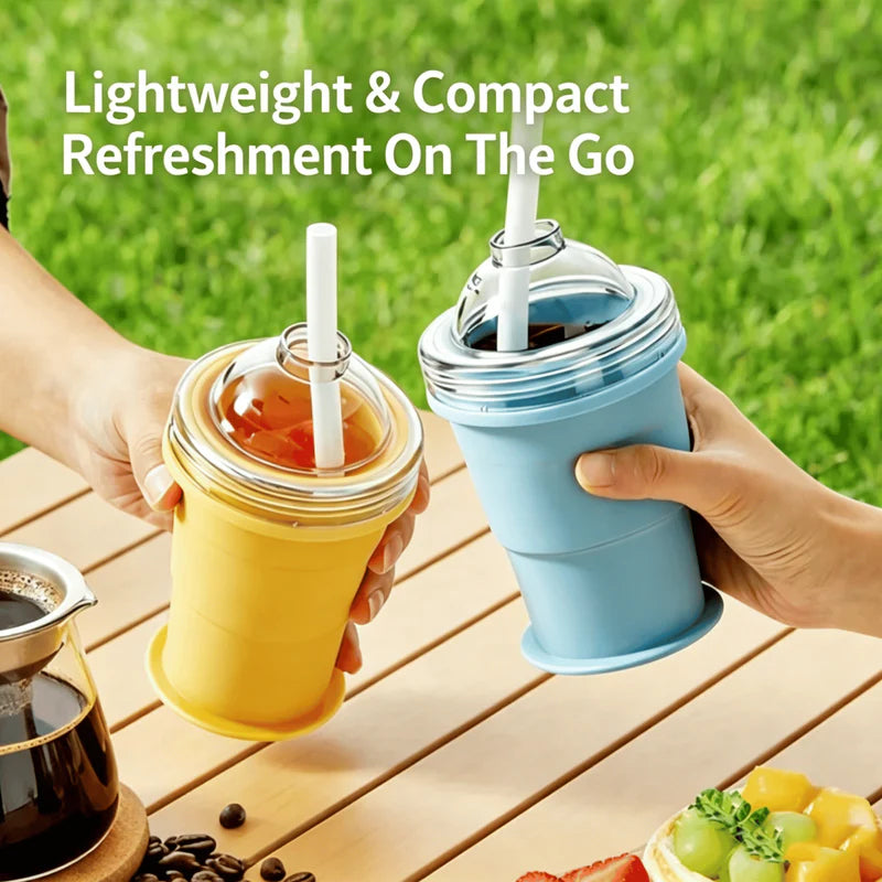 🔥2-in-1 Collapsible Silicone Ice🧊 Ball Maker Cup