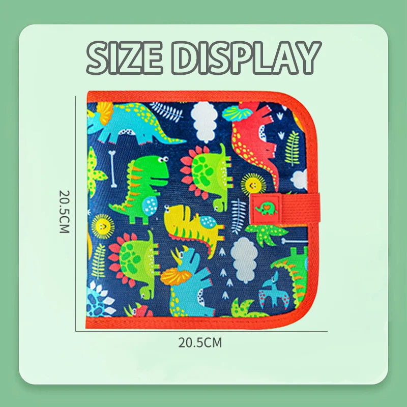 Erasable Doodle Book for KidsToddlers Toys Reusable Drawing Pads with 12 Watercolor Pens Preschool Toy Trip Writing Painting Set Beauty Fashion