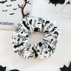 🎃 Hand-Illustrated Halloween Scrunchie Collection (6pc, Limited Batch)