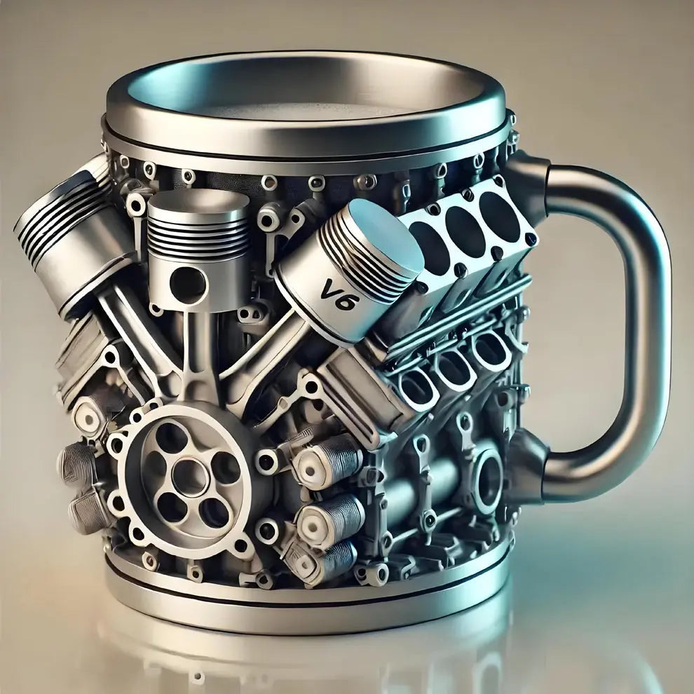 Engine Legend Mug – V8 Engine Style Coffee Mug