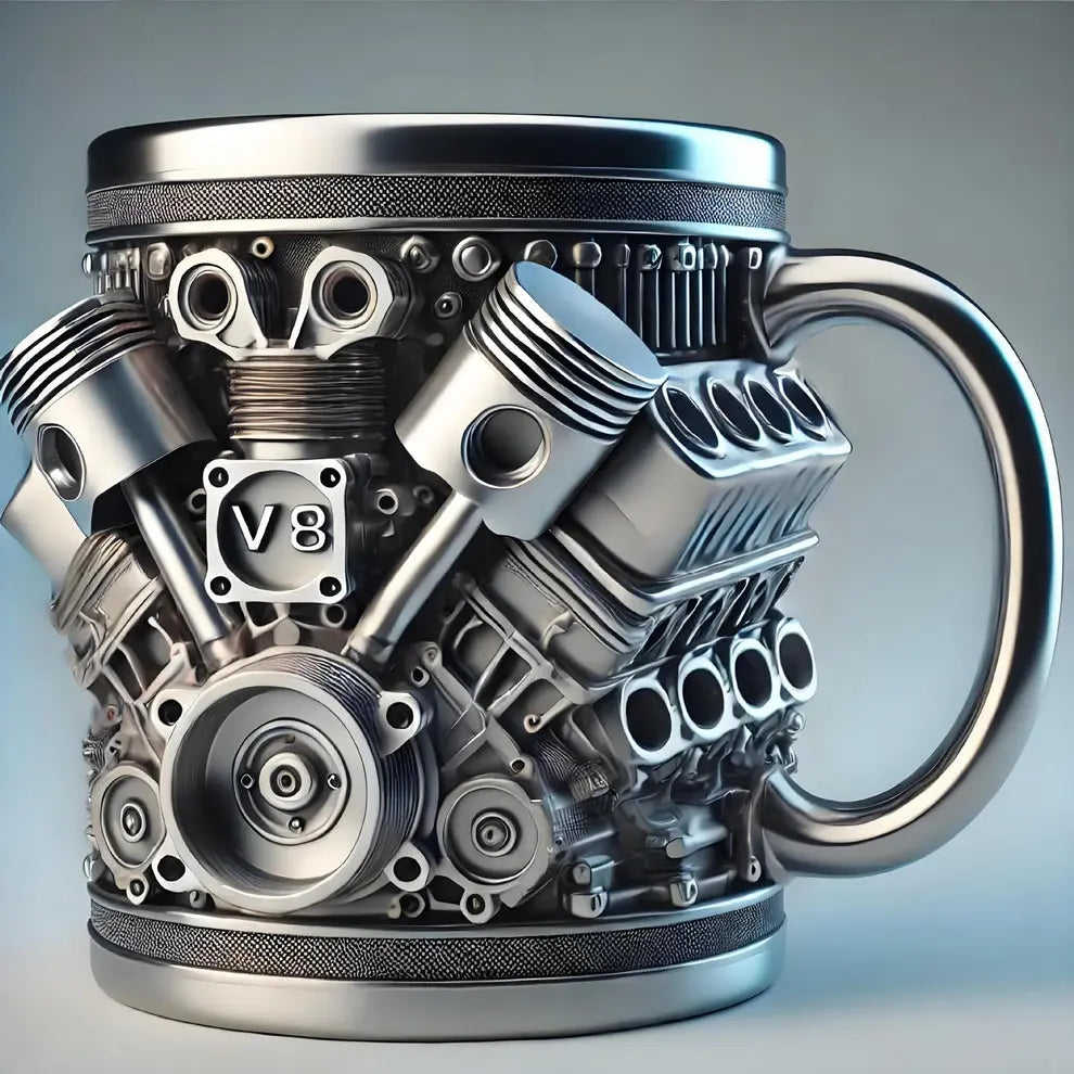 Engine Legend Mug – V8 Engine Style Coffee Mug